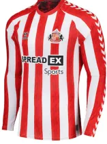 24/25 Sunderland Home Long sleeve Fans Soccer Jersey