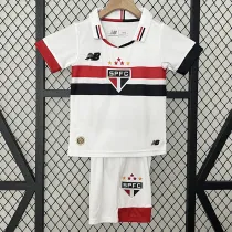 24/25 Sao Paulo Home Kids Soccer Jersey