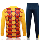 24/25  BAR Yellow Inkjet Half Pull Tracksuit  (半拉链、B834)