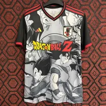 24/25 Japan Black Grey Dragon Ball Messiah Fans Soccer Jersey