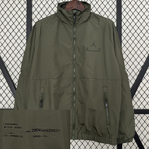 2024 New Jordon Light Green Windbreaker(背下带小字）