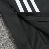 24/25 Man Utd Red Blue Black Puzzle Kids Half Pull Tracksuit  (童装、半拉链)