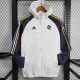 24/25 Flamengo White & Royal Blue Hooded Windbreaker