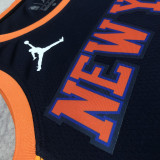 22/23 KNICKS BRUNSON #11 Black Top Quality Hot Pressing NBA Jersey (Trapeze Edition) 飞人版