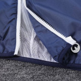 23/24 RMA White Royal Blue Windbreaker