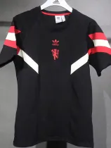 24/25 Man Utd Black Cotton  T-shirt