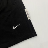 24/25 New NK Black Cotton zipper shorts(M11、口带拉链、全棉)