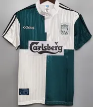 1995/1996 LIV Away Green Retro Soccer Jersey