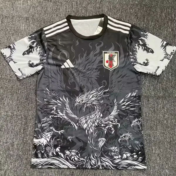25/26 Japan Special edition Black and White Eagle Fans  Soccer Jersey
