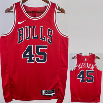22/23 BULLS JORDAN #45 Red Top Quality Hot Pressing NBA Jersey