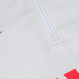 24/25  LIV Grey Kids Half Pull Tracksuit  (半拉链)