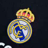 2009/2010 RMA Away Black Retro Soccer Jersey