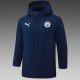 24/25 Man City Royal Blue Hooded Cotton Coat G239 白色彪马标