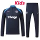 24/25 CHE Sapphire Blue Kids Half Pull Tracksuit  (童装、半拉链)