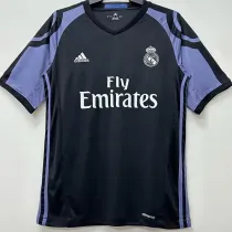 2016/2017 RMA Away Black Retro Soccer Jersey