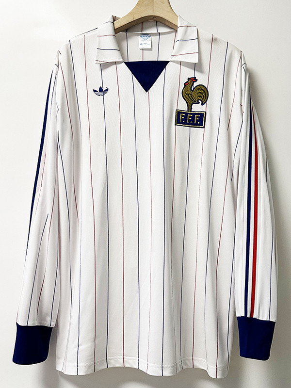 1980/1982 France Away Retro Soccer Jersey