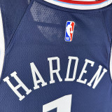 24/25 Clippers HARDEN #1 Navy Blue Away Top Quality Hot Pressing NBA Jersey