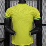 24/25 Brazil Yellow Peace Dove Special Edition  Player Version Soccer Jersey