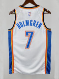 22/23 OKC Thunder HOLMGREN #7 White Top Quality Hot Pressing NBA Jersey