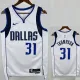 22/23 Dallas Mavericks THOMPSON #31 White Home Top Quality Hot Pressing  NBA Jersey主场（V领）