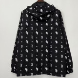 23/24 JUV Black Windbreaker
