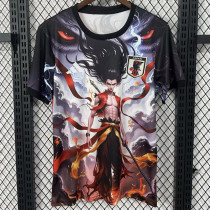 25/26 Japan Nezha Grey Black Fans  Soccer Jersey