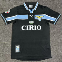 1998/1999 Lazio Away Black Retro Soccer Jersey