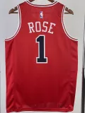 22/23 BULLS ROSE #1 Red Top Quality Hot Pressing NBA Jersey
