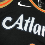 22/23 HAWKS MURRAY #5 Black City Edition Top Quality Hot Pressing NBA Jersey