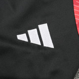 24/25 Man Utd Red Blue Black Puzzle Kids Half Pull Tracksuit  (童装、半拉链)