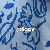 24/25  Man Utd Beige & Blue  Double Sided Windbreaker (双面风衣)