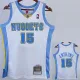 2003/2004 Nuggets ANTHONY #15 White Retro Top Quality Hot Pressing NBA Jersey
