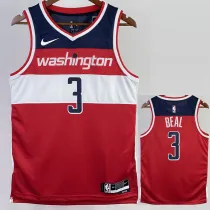 22/23 Wizards BEAL #3 Red Top Quality Hot Pressing NBA Jersey
