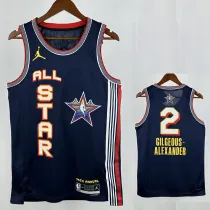 24/25 ALL-STAR GIL--ER # 2 Royal Blue Top Quality Hot Pressing NBA Jersey