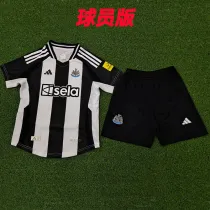 24/25  Newcastle Home Kids  Player Version Soccer Jersey(童装球员）