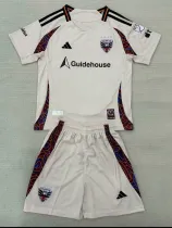 25/26 D.C.United Away Kids Soccer Jersey(带章）
