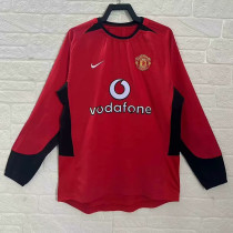 2002/2003 Man Utd Home Long sleeve Retro soccer jersey (长袖)