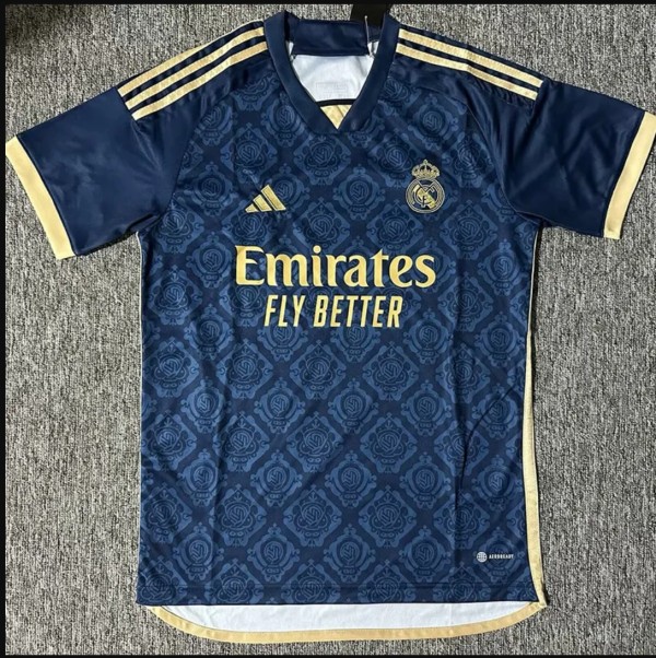 2023 RMA Royal blue Special Edition Fans Training Shirts (金色边)