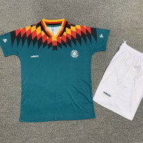 1994 Germany Away Kids Retro Soccer Jersey