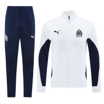 24/25 Marseille White  Jacket Tracksuit 03