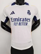 24/25 RMA White &Blue Player Version Training shirts(黄三边)