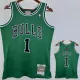 2008/2009 BULLS ROSE #1 Green Retro Top Quality Hot Pressing NBA Jersey (圆领）