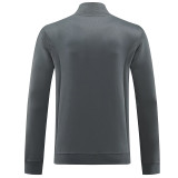 24/25  Argentina  Grey Black  Jacket Tracksuit  （灰黑)