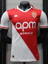 24/25 Monaco Home  Player Version Soccer Jersey