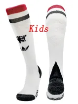 24/25 Man Utd Third  Fans Kids socks(二客、儿童）