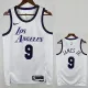 22/23 LAKERS BROWNIES # 9 White City EditionTop Quality Hot Pressing NBA Jersey(城市白、圆领)