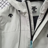 24/25 F703 Disant White Single Layer Windbreaker(连帽冲锋衣）