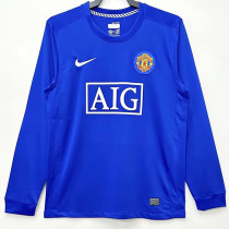 2008 Man Utd Third Long Sleeve Retro Soccer Jersey 长袖