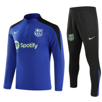 25/26 BAR Blue  Half Pull Tracksuit  (半拉链)