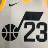 22/23 JAZZ MARKKANEN #23 White Top Quality Hot Pressing NBA Jersey